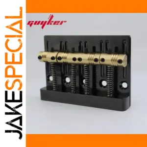 High-Mass Jazz Bass Bridge with Brass Saddles
