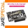 Raspberry Pi 5 PCIe to M.2 PoE Adapter