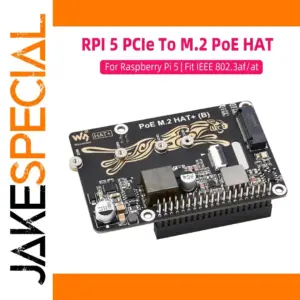 Raspberry Pi 5 PCIe to M.2 PoE Adapter