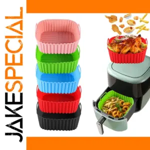 Vibrant Silicone Baking Tray for Air Fryers