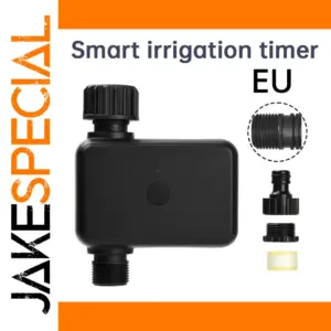 Black Programmable Garden Water Timer