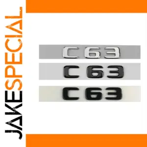3D ABS Badge Stickers for Mercedes-Benz C63 AMG
