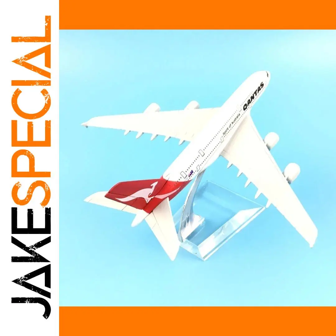 Qantas Airbus A380 Model 16cm Diecast Replica 1 Qantas Airbus A380 Model 16cm Diecast Replica