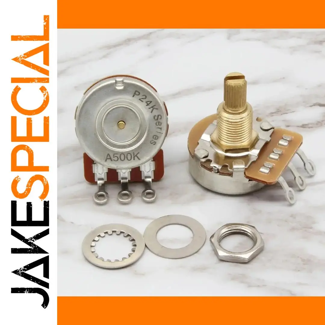 Premium Guitar Potentiometer Set (8pcs) 1 Premium Guitar Potentiometer Set (8pcs)