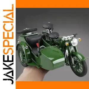 USSR M72 Sidecar Motorcycle Diecast Model