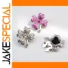 Elegant Four-Leaf Clover Rhinestone Cufflinks Set