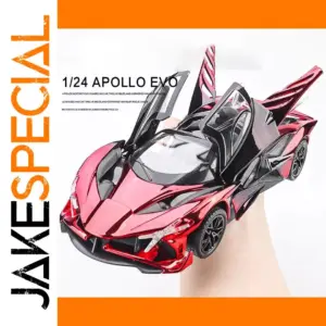 1:24 Red Diecast Sports Car Model