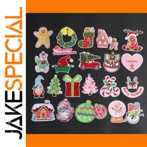 Cartoon Christmas Gift Bell Iron-On Patches