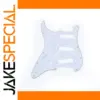 White Pearl Left-Hand Fender Stratocaster Pickguard