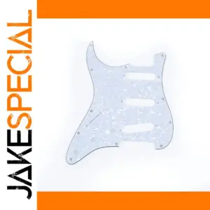 White Pearl Left-Hand Fender Stratocaster Pickguard