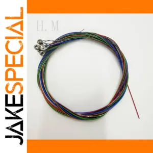 Vibrant Rainbow Guitar Strings Set
