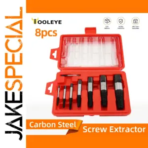 8-Piece High-Carbon Steel Screw Extractor Set