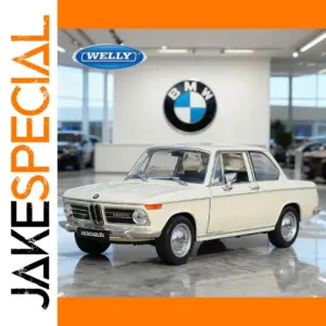 White BMW 2002Ti 1:24 Scale Diecast Model