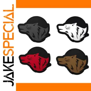 Bold Wild Wolf Head Embroidered Patch