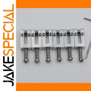 Stainless Steel Tremolo Bridge Saddles Set for Guitar