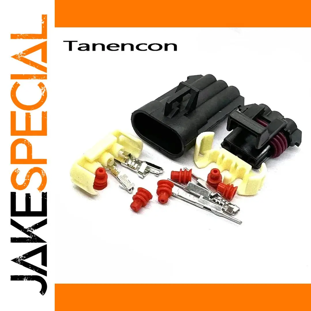 3 Pin Black Metri-Pack Connectors Set of 3 1 3 Pin Black Metri-Pack Connectors Set of 3