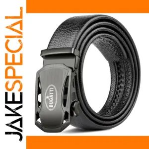 Black Automatic Buckle Men’s Belt