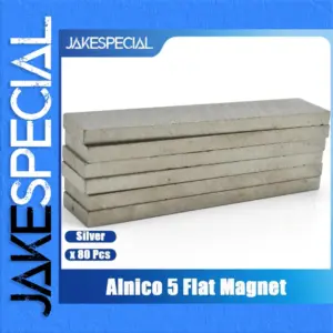 80 Alnico 5 Flat Magnet Set for Guitar Humbuckers