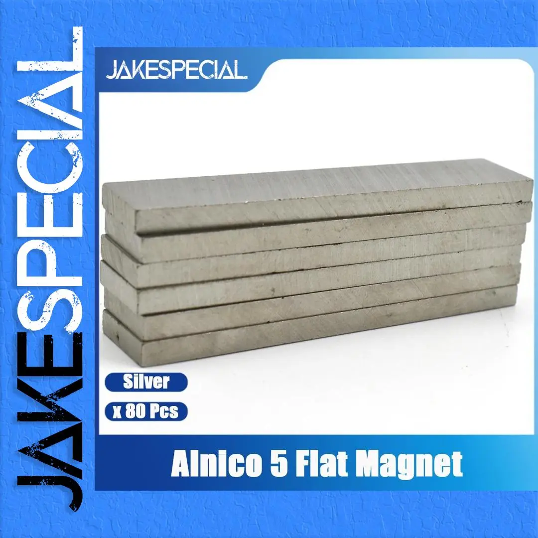 80 Alnico 5 Flat Magnet Set for Guitar Humbuckers 1 80 Alnico 5 Flat Magnet Set for Guitar Humbuckers