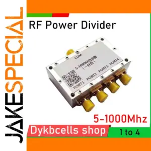 5-1000MHz RF Power Divider with SMA Connectors