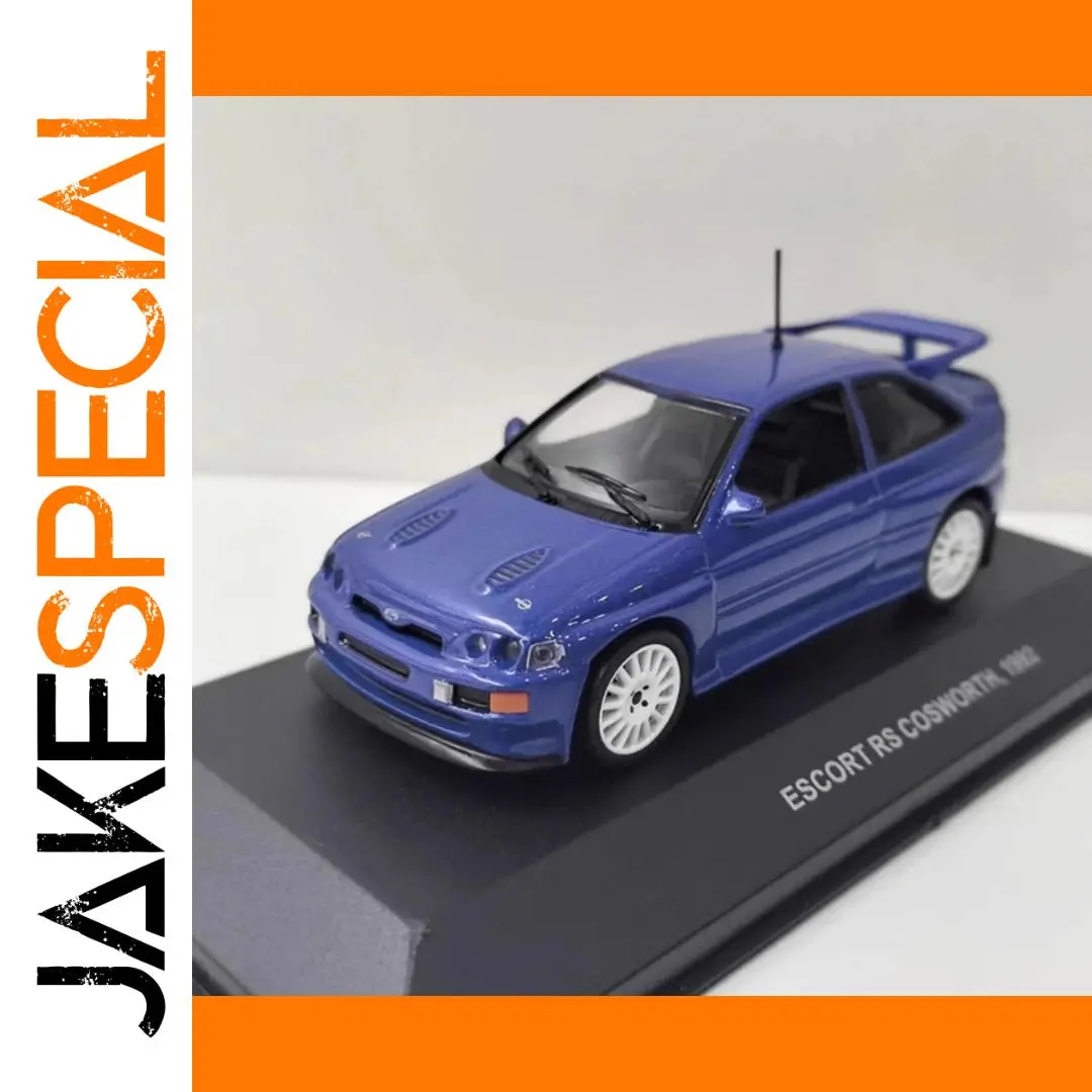 1992 Ford Escort RS 1:43 Diecast Model Blue 1 1992 Ford Escort RS 1:43 Diecast Model Blue