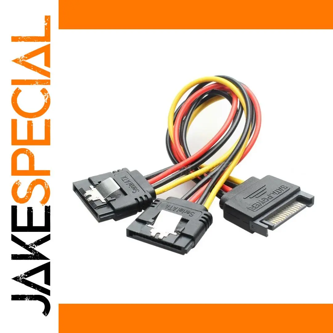 SATA 15Pin Power Splitter Cable 20cm 1 SATA 15Pin Power Splitter Cable 20cm