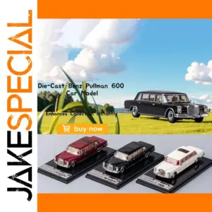 1/64 Benz Pullman Model Car in Red and White