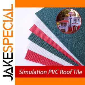 PVC Roof Tile Set for Miniature Models