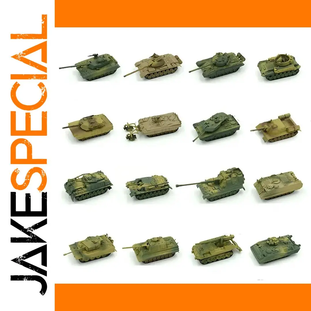 WWII Tank Models Collection Set of 20 1 WWII Tank Models Collection Set of 20