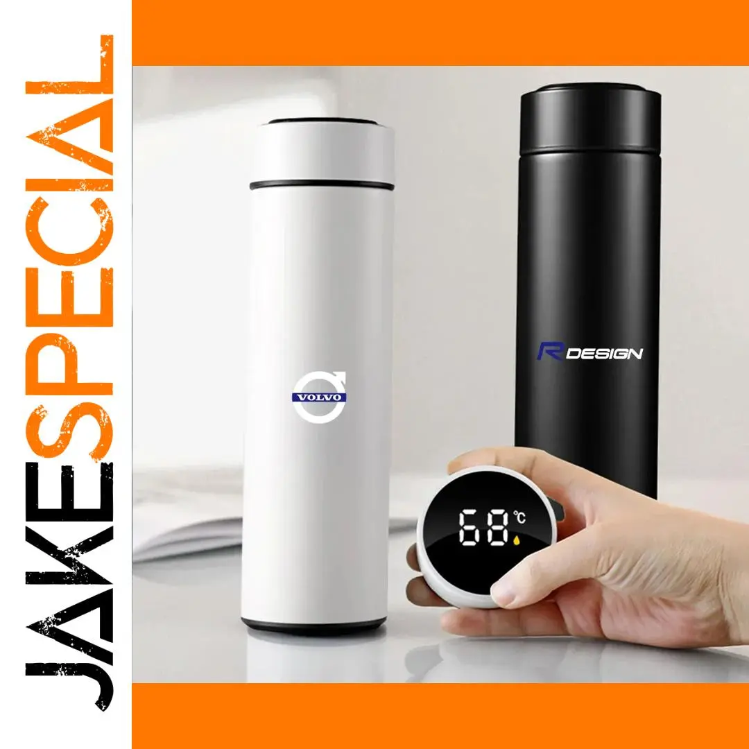 Stainless Steel Smart Thermos Mug with LCD 1 Stainless Steel Smart Thermos Mug with LCD