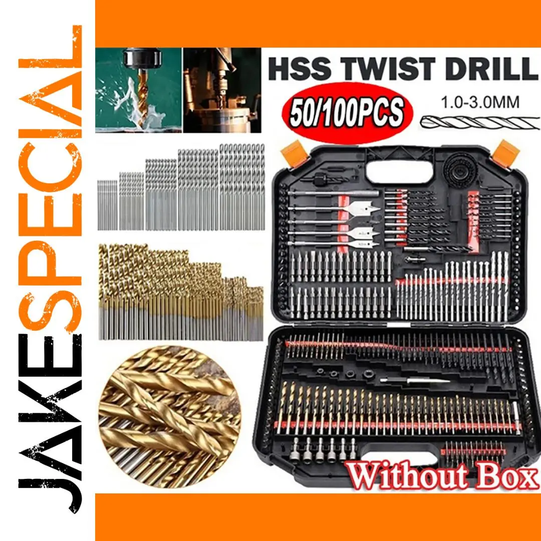 Titanium-Coated Drill Bit Set for Precision 1 Titanium-Coated Drill Bit Set for Precision