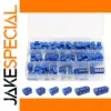 Set of 100 Blue Screw Terminal Blocks for PCBs