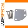 Chrome Rounded Neck Mounting Plate for Guitar
