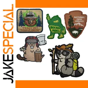 Outdoor Nature Scene Embroidery Patch 3-5 cm