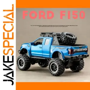 Blue Ford Raptor F150 Diecast Model 1:32 Scale