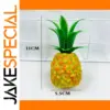 Vibrant Artificial Pineapple Decor, 5.5cm x 11cm