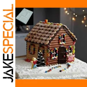 3D House Door Silicone Baking Mold