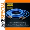 Blue XLR Audio Cable 0.5m to 2m, Profes