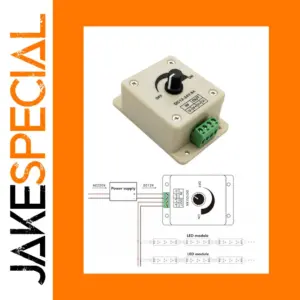 Compact LED Dimmer Controller for 12V/24V LEDs