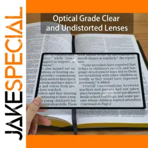 Black 3X Page Magnifying Glass