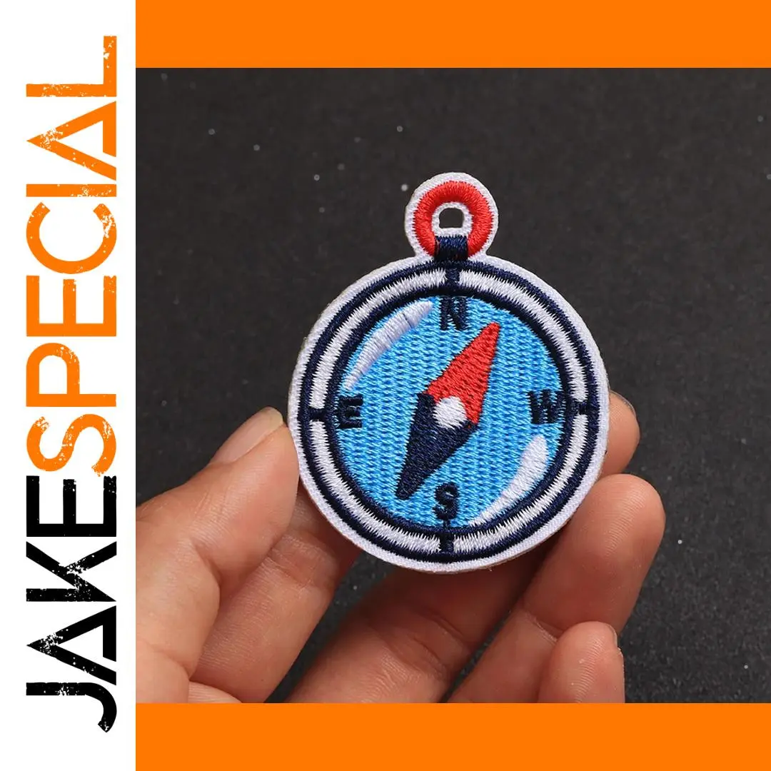 Cartoon Compass Patch Set of 5 1 Cartoon Compass Patch Set of 5