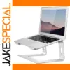 Silver Aluminum Laptop Stand for Comfort