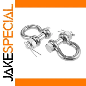 316 Stainless Steel Marine Bow Shackle 1/4 to 1/2 Inch
