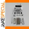 Chrome FR Rose Tremolo Bridge for Electric Guitars
