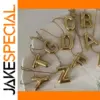 Bubble Chunky A-Z Gold Necklace Set