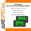 DC Battery Voltmeter 8V-120V, Accuracy ±0.1%