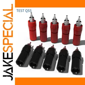 Set of 10 Banana Socket Nuts for Secure Connections