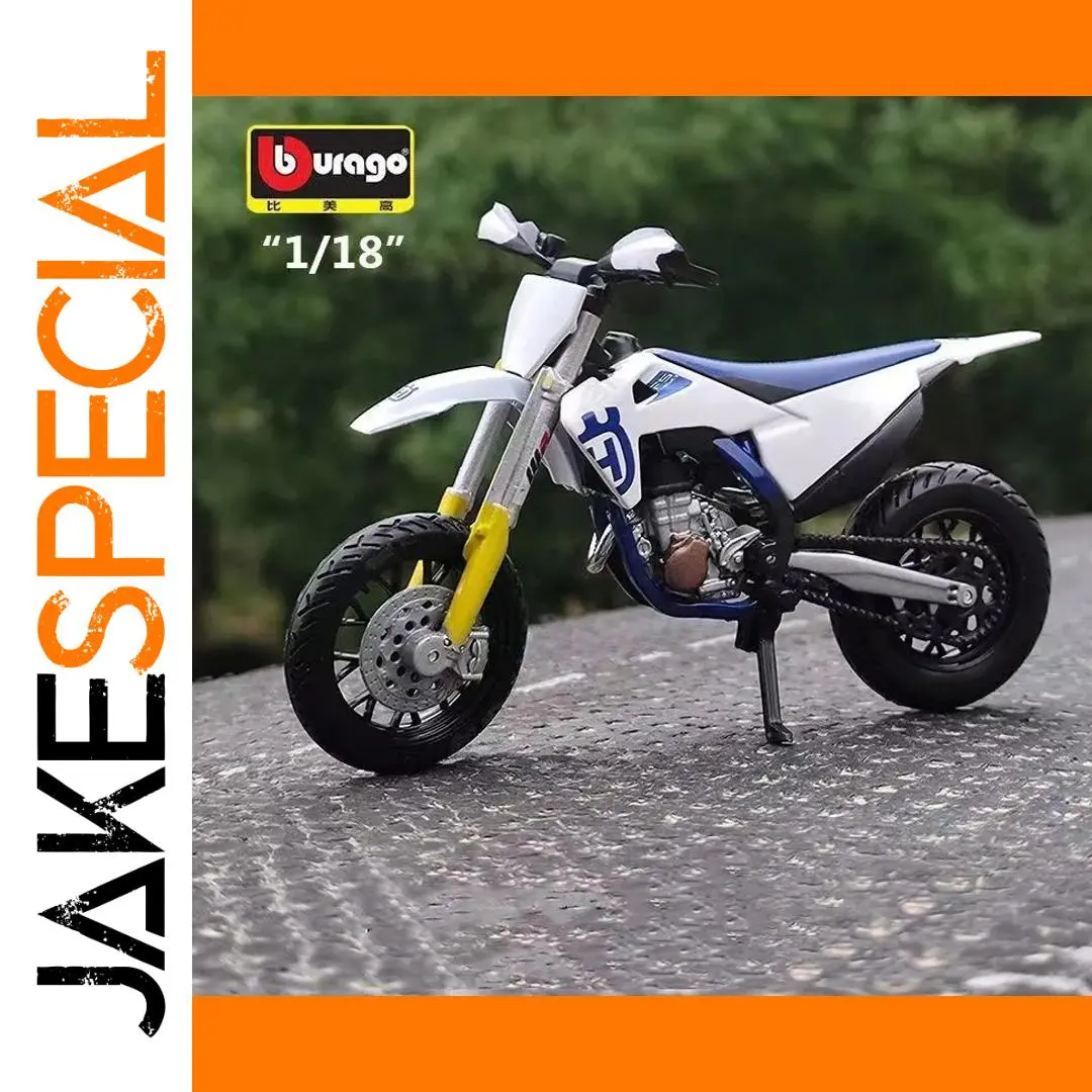 Husqvarna FS450 Supermoto 1:18 Scale Model 1 Husqvarna FS450 Supermoto 1:18 Scale Model