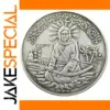 Vintage Commemorative Coin with Middle Eastern Motifs