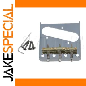 85mm Zinc Alloy Guitar Bridge with Floral Design